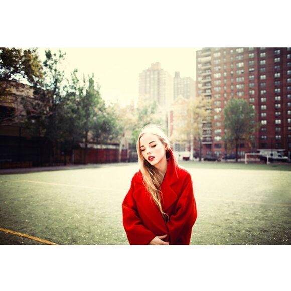 Yoana Baraschi wool Button Front Modern Icona Diva Coat Red Size Small - Picture 3 of 13